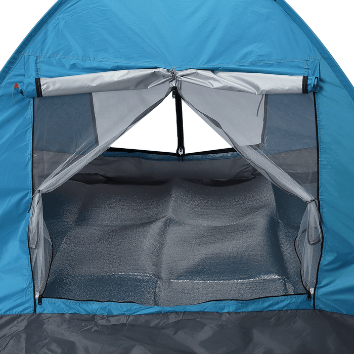 3-4 Person Automatic Camping Tent Portable Waterproof Sunshade Canopy Beach Travel with Moisture-Proof Mat