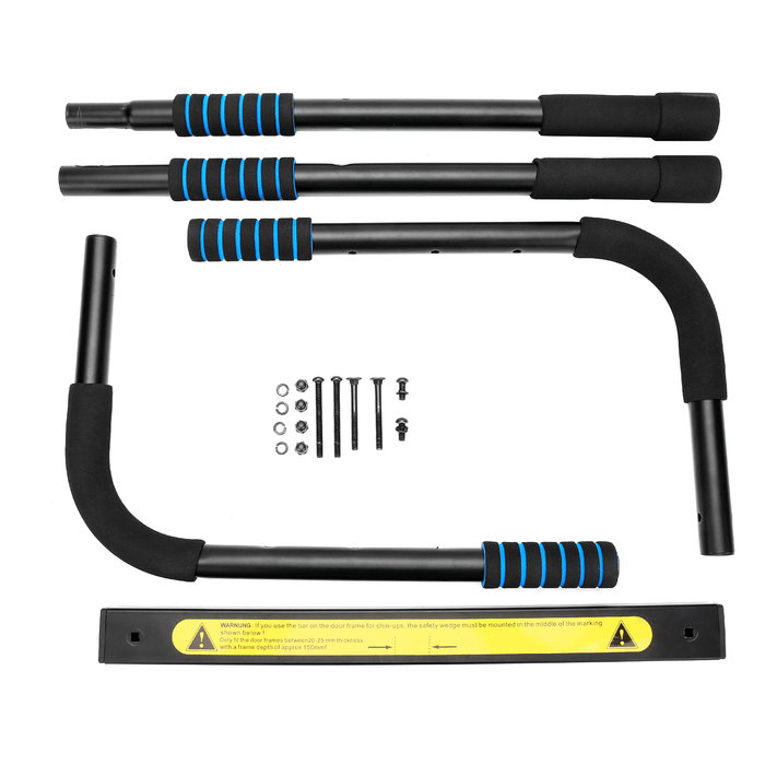 SGODDE 85CM Adjustable Door Frame Pull up Bar 100KG Pull-Up Bar without Screws Robust with Foam for Upper Body Workout Fitness Home Training