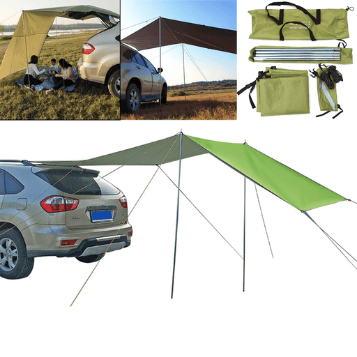 210D Oxford Cloth Car Side Awning Rooftop Tent Waterproof Uv-Proof Sunshade Canopy Outdoor Camping Travel