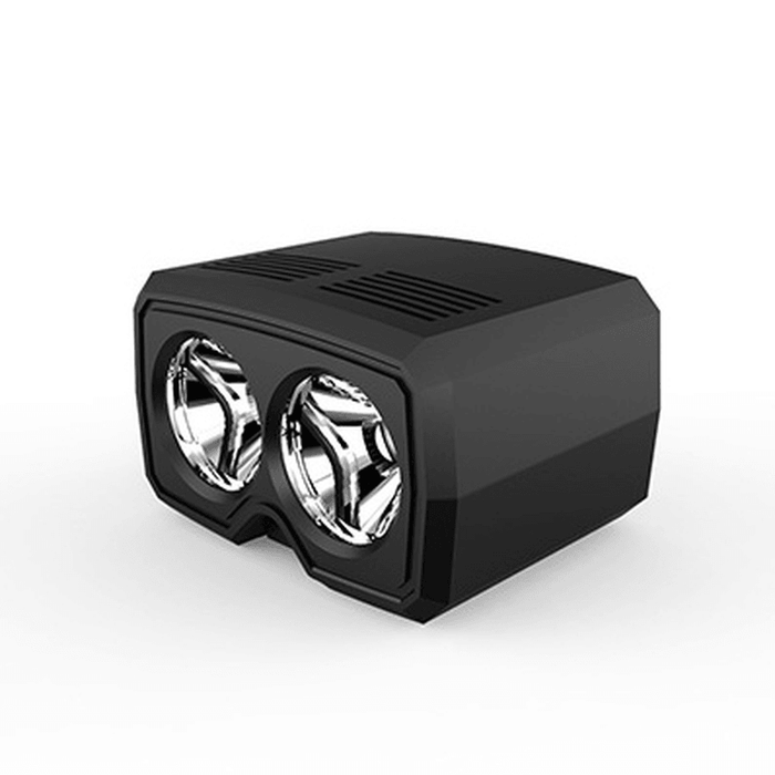 XANES DL05 1000LM 2XPE LED 1200Mah Battery 5-Mode IP65 Waterproof Mini Bicycle Head Light Power Display 360 Degree Rotation