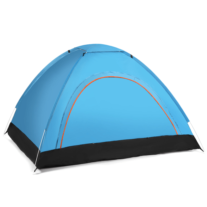 3-4 Person Automatic Camping Tent Double Door Tent Anti-Uv Sun Shade Canopy Outdoor Beach Hiking Fishing Tent 79 X 79 X 49 Inches