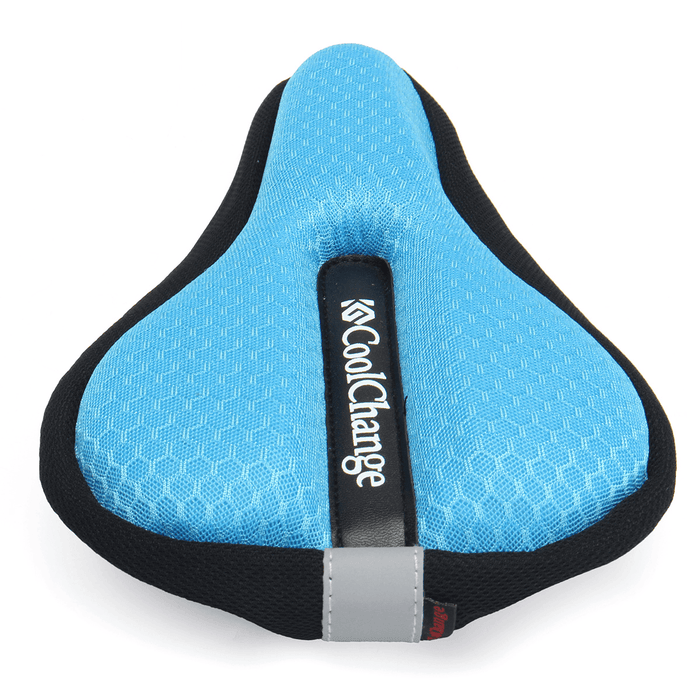 BIKIGHT Bike Saddle Pad Cushion Silicone Gel Bike Seat Cover Case Soft Pad Breathable