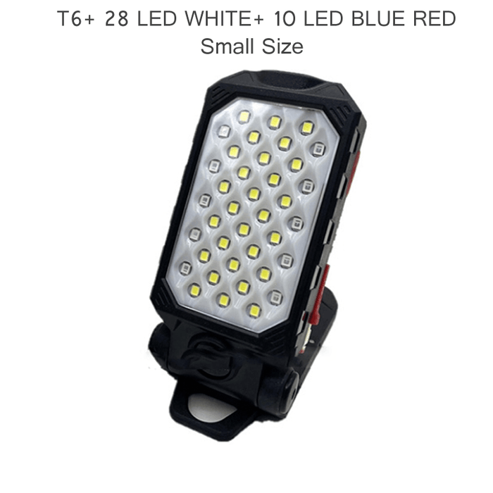 4-Modes COB T6 Leds Ultra Bright Foldable Camping Lamp Super Bright Portable Survival Lanterns with Magnet Bracket Outdoor Waterproof Emergency Work Light