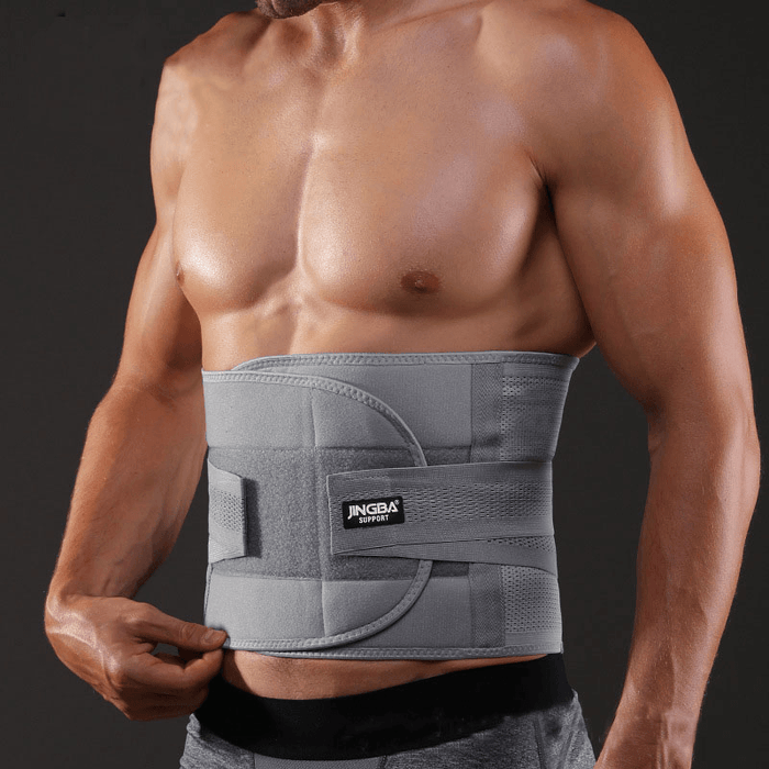 JINGBA SUPPORT Adjustable Sport Protection Waist Support Belt Lower Brace Pain Relief Lumbar Brace for Sport Office