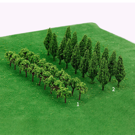 2.8Cm-8.5Cm Mini Railway Road Landscape Scenery Tree Scale DIY Sand Table Model Building Tree