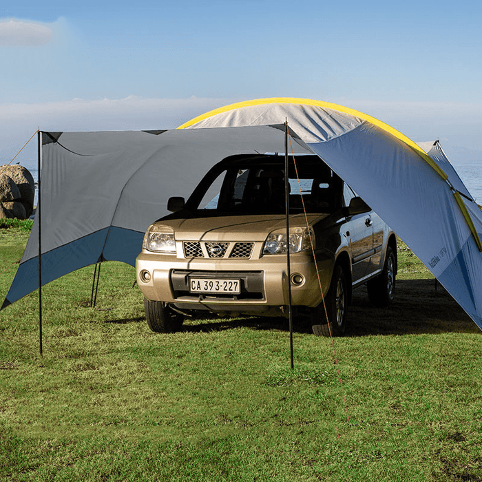 Naturehike Camping Canopy Tarp Shelter Set 150D Oxford Cloth Folding Waterproof Windproof Uv-Proof Family Tent Curtains Awning Outdoor Travel