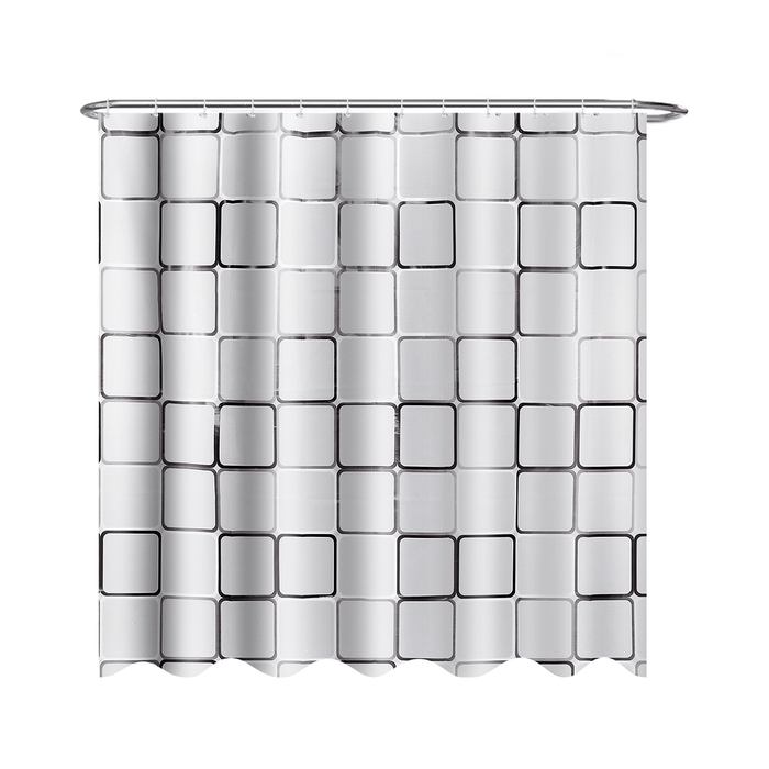 240X200Cm Big Cube Shower Curtain Waterproof Mildewproof Easy to Clean Shower Curtain