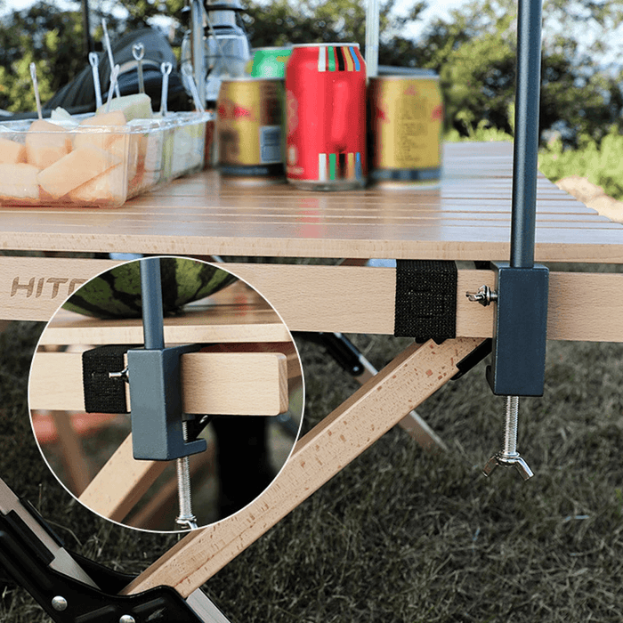 Detachable Camping Lamp Holder Outdoor Lantern Stand Pole Camping Light Bracket Hanging Light Fixing Stand for Picnic Hiking