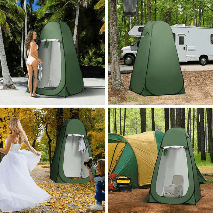 2-3 People Portable Pop-Up Camping Tent Fishing Bathing Shower Toilet Dressing Tent Room with Outdoor Storage Bag