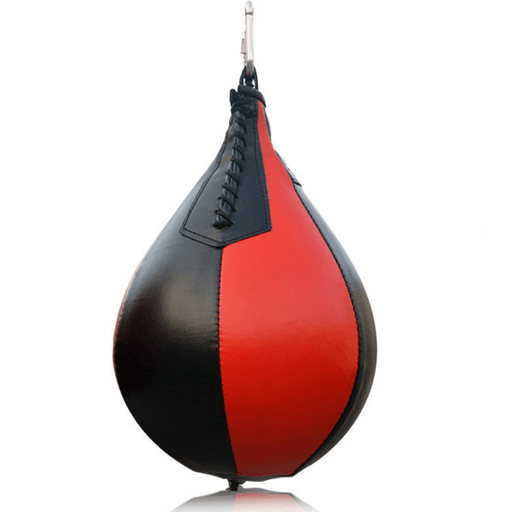 Boxing Pear Shape Speed Training Ball Swivel Punch Punching Exercise Fitness Bag + Suspension Rotator Set