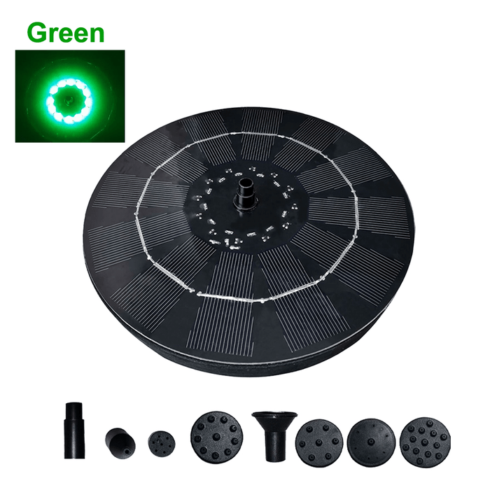 LED Solar Fountain Pump 3W 5V Portable Solar Powered Water Fountain Pump