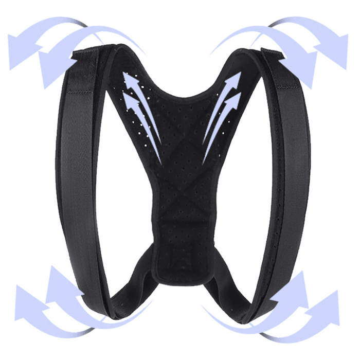 Nylon Back Posture Correction Adjustable Sitting Support Belt Breathable Comfortable for Adult Children