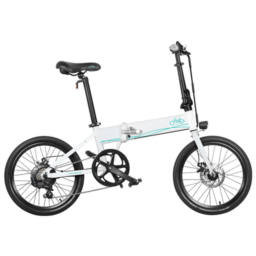 [US Direct] FIIDO D4S 10.4Ah 36V 250W 20 Inches Folding Moped Bicycle 25Km/H Top Speed 80KM Mileage Range Electric Bike US Plug