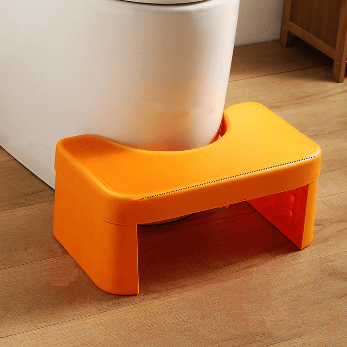 Creative Toilet Stool 35° Assist Defecation Stable and Antiskid Strong Bearing Curve Fitting