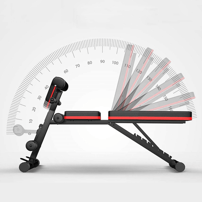 Bominfit WB1 5-In-1 Gym Bench Multifunctional Supine Board Foldable Abdominal Training Machine Bodybuilding Home Fitness Equipment