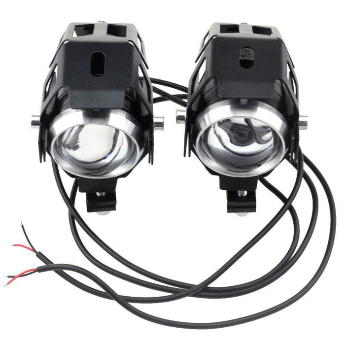 BIKIGHT 12V 125W Riding LED Headlight 3000LMW Chip U5 Motorbike Driving Spotlight E-Bike DIY Fog DRL Spot Head Light Lamp