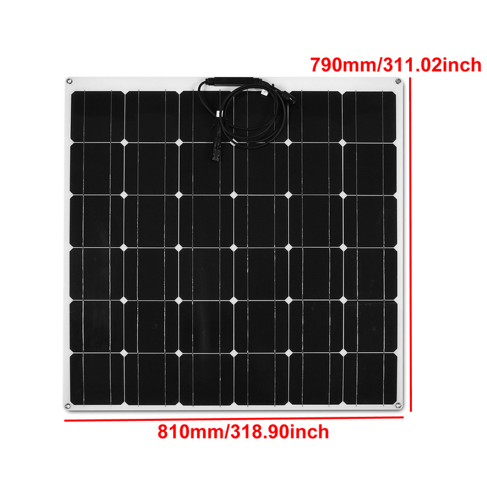 280W 18V Monocrystalline Flexible Solar Panel Tile Mono Power Bank Waterproof