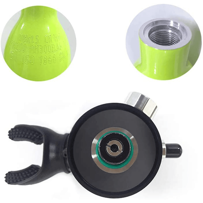 1L Scuba Diving Tank Mini Oxygen Scuba Tank Respirator Air Tank for Underwater Snorkeling Breath Diving Equipment