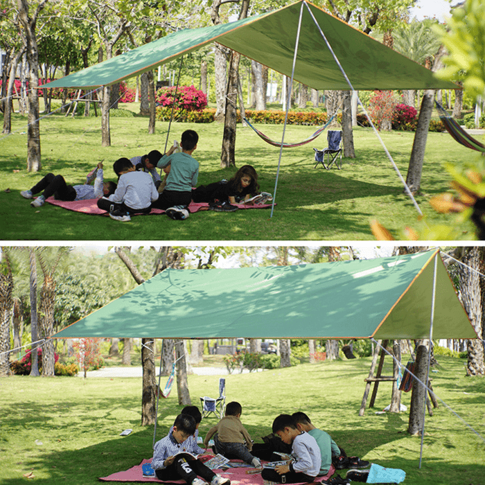 300*400Cm Top Lander Canopy Tent with Storage Bag Polyester Waterproof Sun Protection Portable Outdoor Camping Beach Canopy Awning