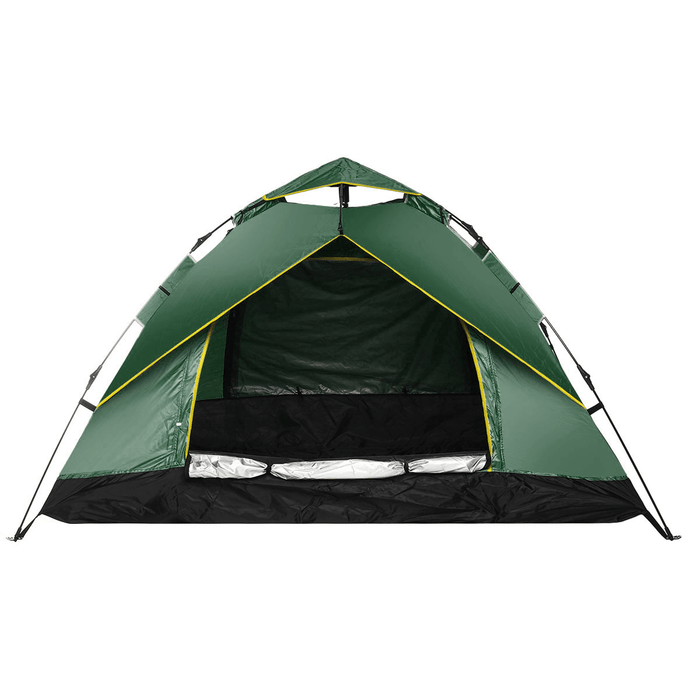 3-4 People Family Camping Tent Automatic Instant Sunshade Waterproof Awning Hiking Travel Fishing