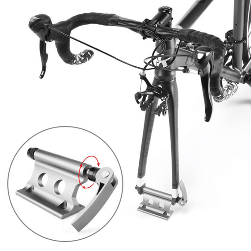 BIKIGHT Bike Front Fork Stand Quick Release MTB Road Bike Fork Holder Bicycle Fixed Clamp Car Travel Bicycle Accessories