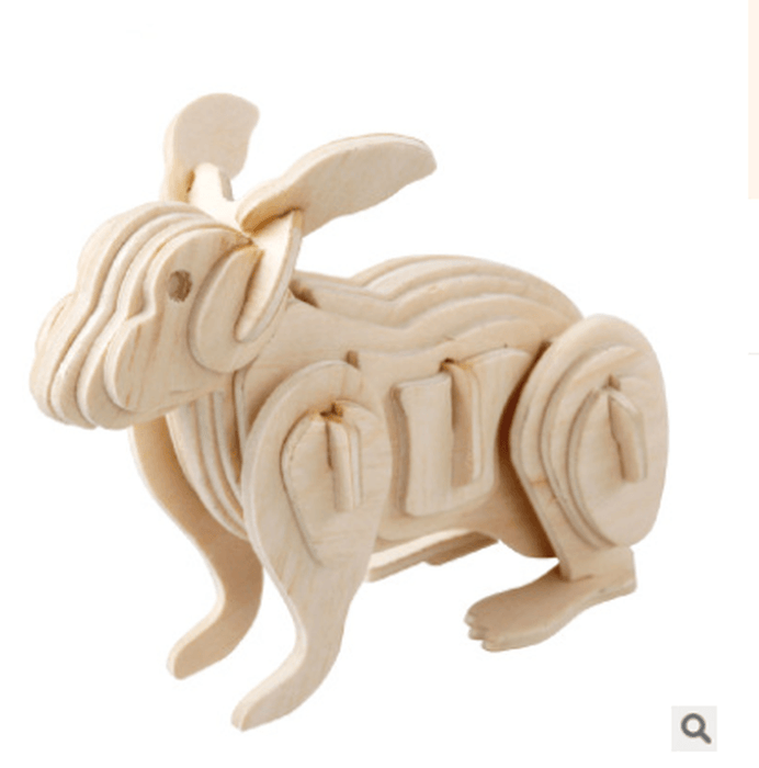 Wooden 3D Puzzle Jigsaw Dragon Snake Animal Shaped Puzzles Toy Kid'S Child'S Educational Toys Gift