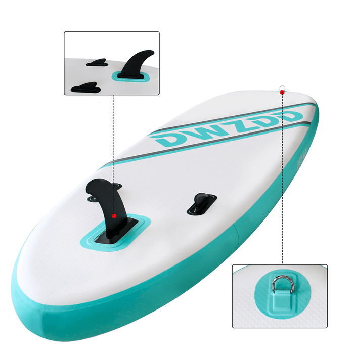 DWZDD Inflatable Stand up Paddle Board Non-Slip Deck Surfing Long Board Summer Beach Swimming Water Sport