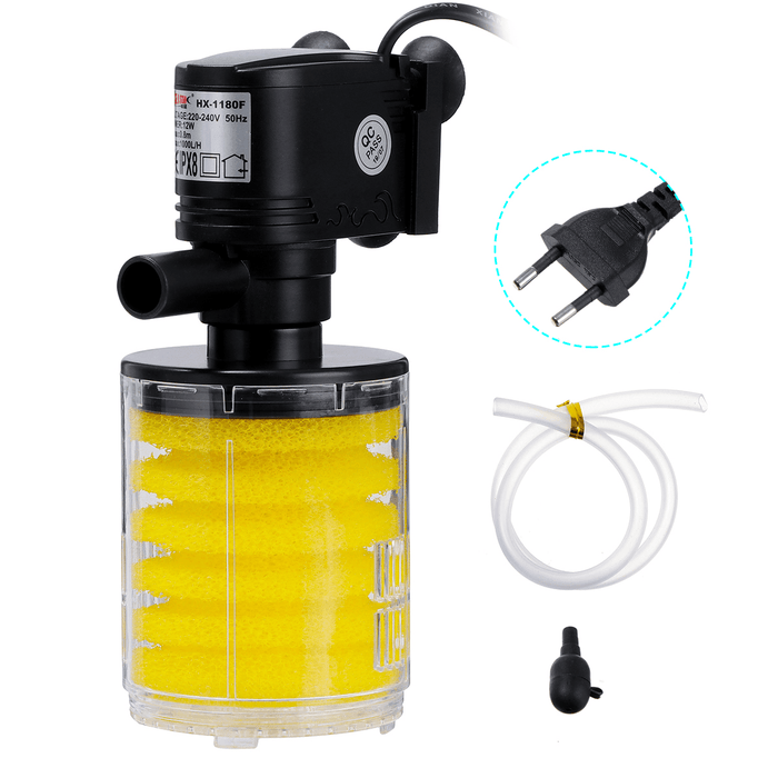 3 in 1 12/18/25/35/40W Aquarium Water Internal Pump Submersible Fish Tank Filter Pump