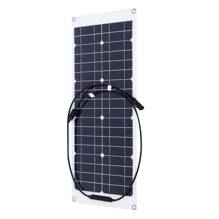 20W 18V Monocrystalline Solar Panel for Motorhome Boat Connector Waterproof Power Solar Panel