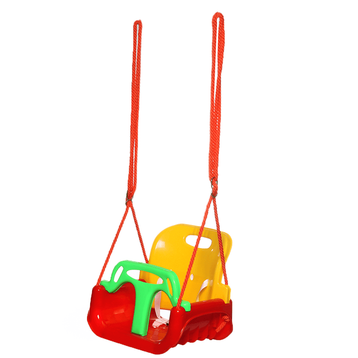 3-In-1 Kids Swing Seat Safety Secure Hanging Chair Baby Swing Outdoor Garden for More than 6 Months