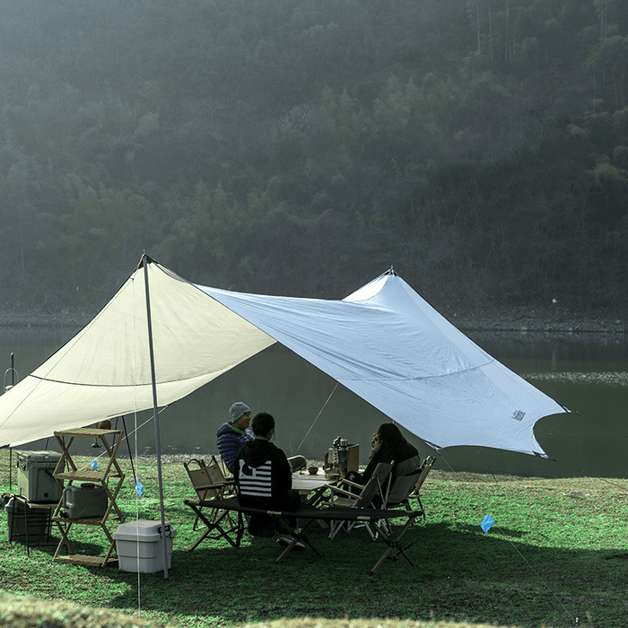 Naturehike UPF50+ Outdoor Camping Tent Sun Shelter 8-10 Person Super Big Sunshade Projected 20㎡ Waterproof Tent