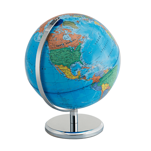 25Cm Stand Rotating World Globe Map Kids Toy School Student Educational Gift