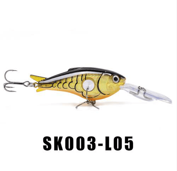 Seaknight SK003 1PCS Fishing Lures Floating 1.8M-3.9M 55Mm 10G Crank Artificial Hard Fishing Bait