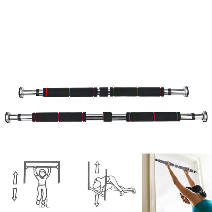 62-100/82-130Cm Pull up Bar Adjustable Door Horizontal Bars Fitness Training Exercise Tools Max Load 160Kg