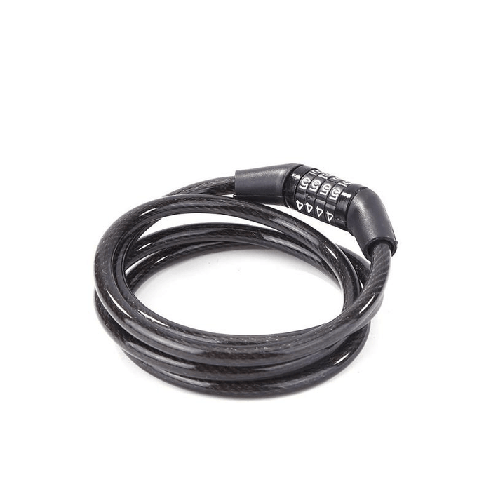 Bike Lock 4 Digit Code Combination Bicycle Security Lock Bike Chain Lock Security Reinforced anti Theft Cable Password Lock