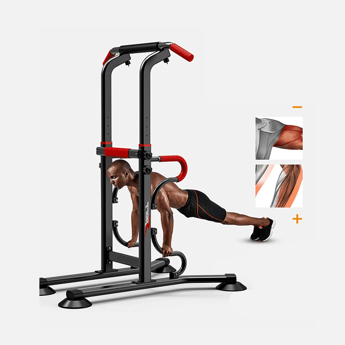 6 Level Height Adjustable Multi-Grip Chin up Bar Indoor Push up Station Rack Fitness Training Equipment