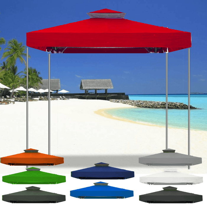 298X298Cm Camping Tent Top Roof Cover Outdoor Waterproof Canopy Cover Sunshade Accessories Replacement