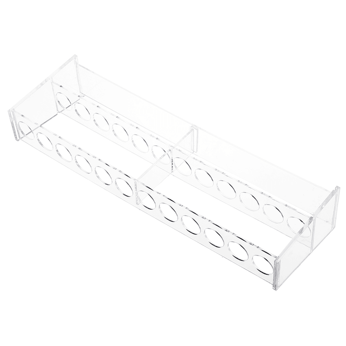 50Ml*12-Holes Plexiglass Organic Glass Test Colorimetric Single Row Tube Rack Holder