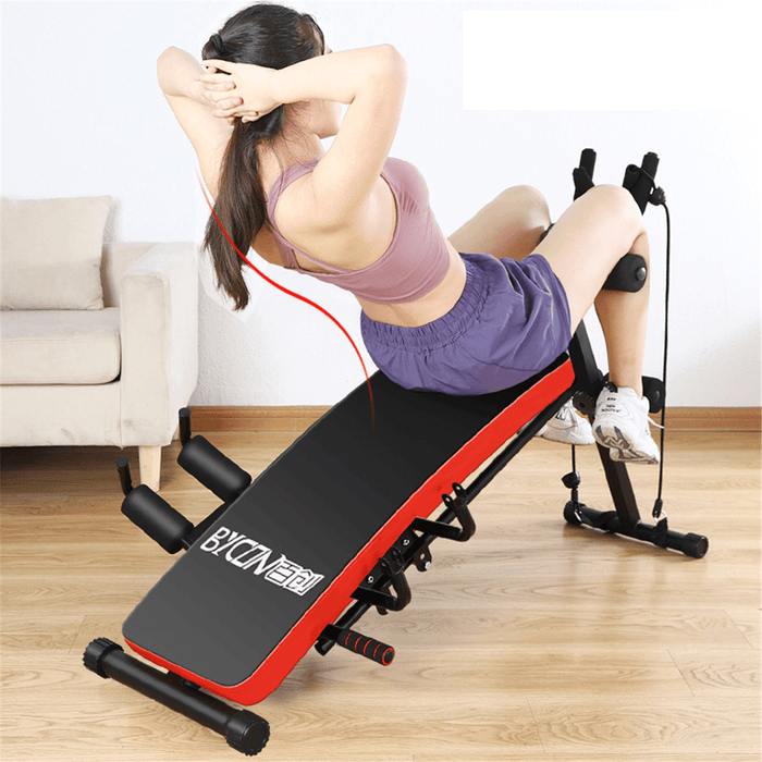 KALOAD Adjustable Sit up Bench Abdominal Training Folding Dumbbell Stool Supine Board Home Fitness Equipment