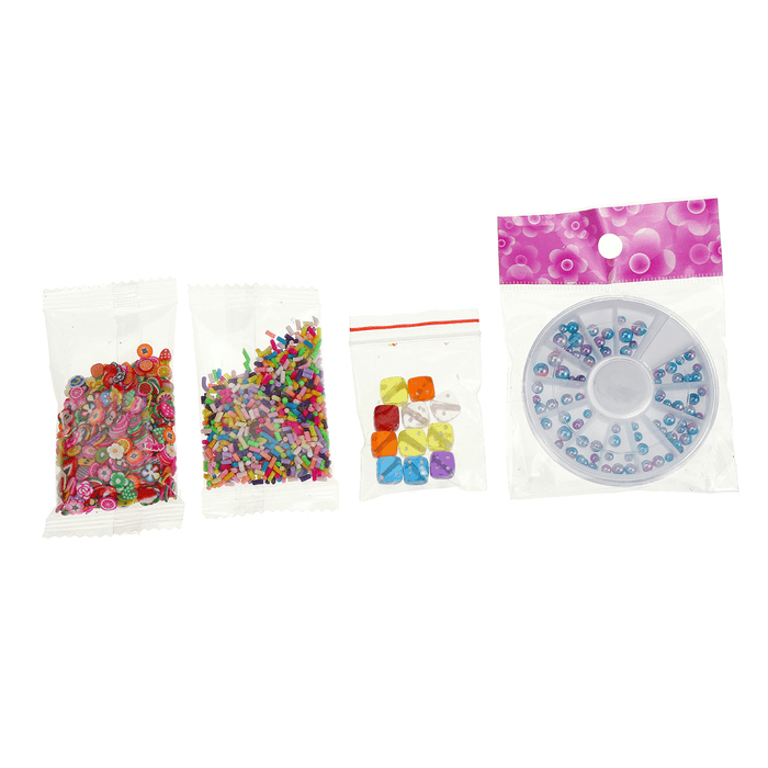 82PCS Slime Making DIY Kit Colorful Foam Ball Beads Sequins Gifts Kids Toys Improve Practical＆Thinking Ability