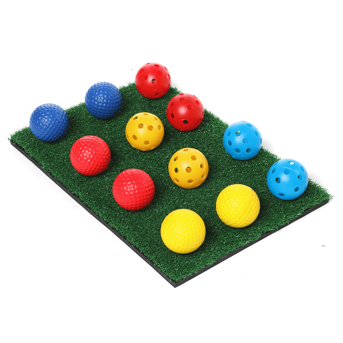 Golf Chipping Practice Board with Net Golf Pitching Cages Mats Kit Set Golf Training Aids for Indoor Outdoor