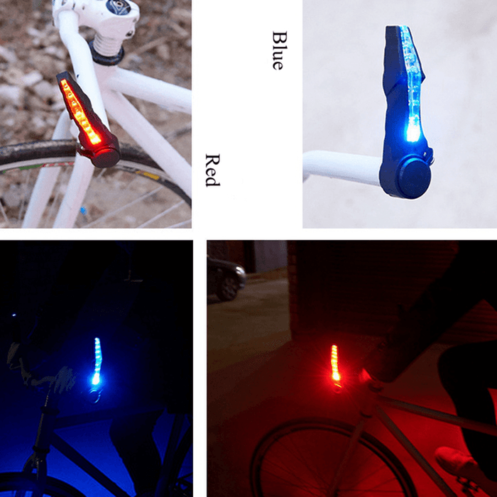 Bicycle Horns Light Mountain Bike Signal Turn Light Handlebar Warning Light