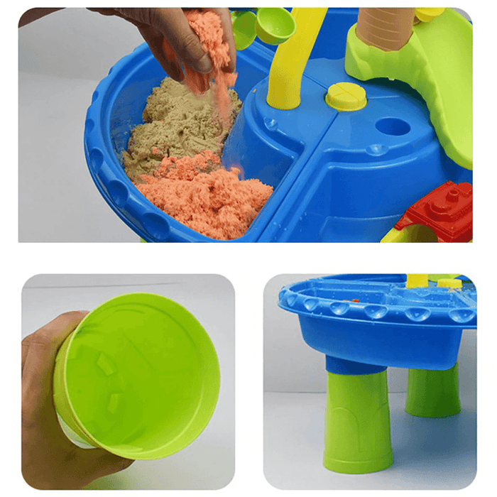 Sandboxes Sand & Water Table Beach Toys Set Beach Play Table Outdoor Garden Beach Table Sand Play Tool for Children