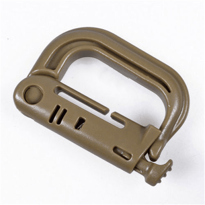 CAMTOA Max Load 90Kg D-Ring Hook Mountaineering Buckle Key Chain Outdoor Climbing Carabiner Tactical Tool