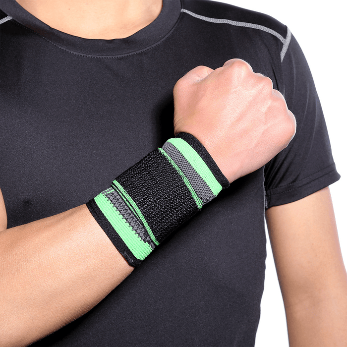 KALOAD 1PC Dacron Adults Wrist Support Outdoor Sports Bracers Bandage Wrap Fitness Protective Gear