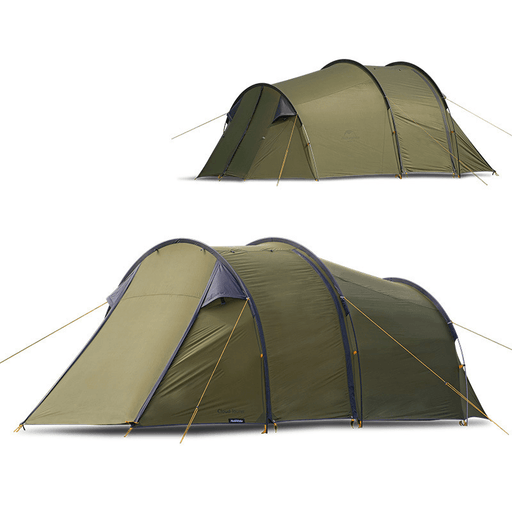 Naturehike Double Person Camping Tent Waterproof Family Tent Motorcycle Self-Driving Tent Travel Sunshade Windproof Canopy