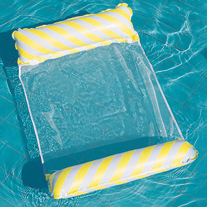 122X70Cm Swimming Inflatable Mattress Water Float Hammock Floating Bed Chair Toy Swimming Pools Training Equipment