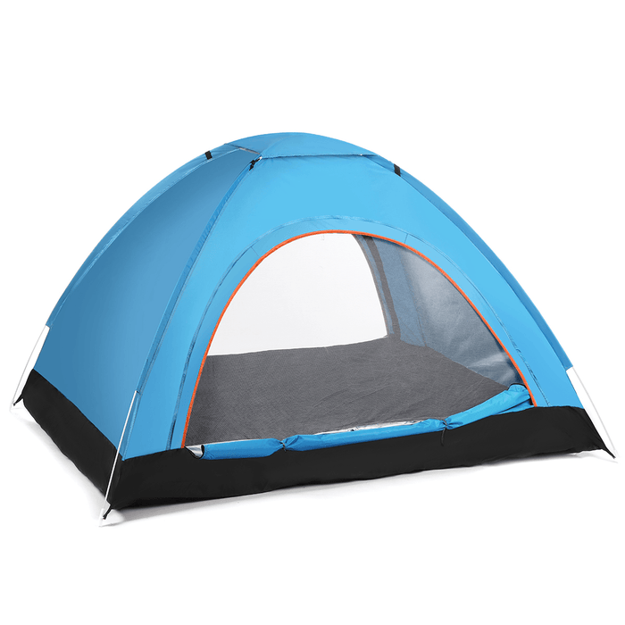 3-4 Person Automatic Camping Tent Double Door Tent Anti-Uv Sun Shade Canopy Outdoor Beach Hiking Fishing Tent 79 X 79 X 49 Inches