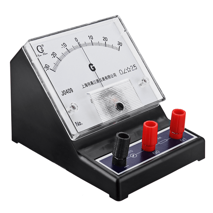 -30-0-30Μa Galvanometer Scientific Current Sensor Sensitive Ammeter Electric Current Detector Analog Display