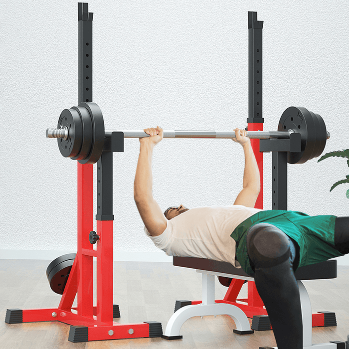 Lifting Barbell Stand One-Piece Barbell Squat Rack Adjustable Height Barbell Indoor Gym Fitness Equipment